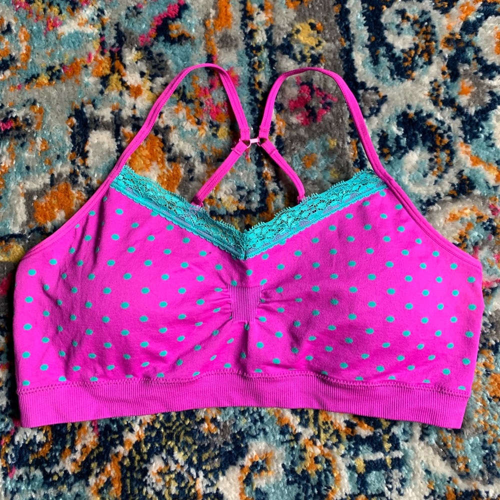 no boundaries polka dot bralette